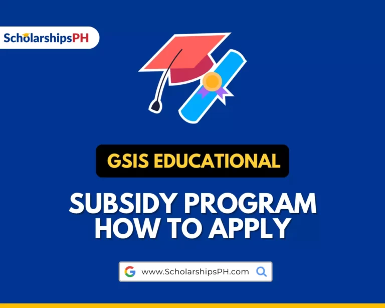 GSIS Educational Subsidy Program 2022/2023 | How to Apply