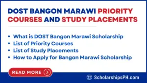 DOST Bangon Marawi Priority Courses