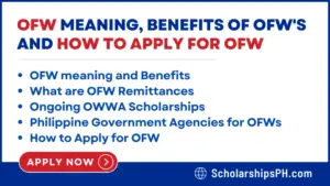 OFW Meaning, Benefits and How to Apply