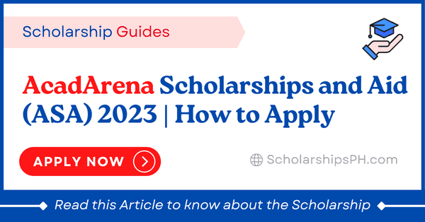 AcadArena Scholarships and Aid ASA 2023