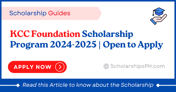 KCC Foundation Scholarship 2024