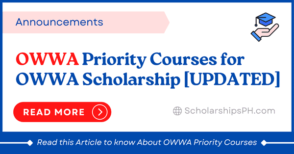 OWWA Scholarship Courses