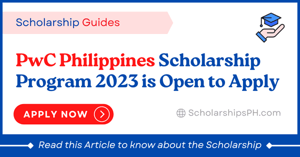 PwC Philippines Scholarship 2023