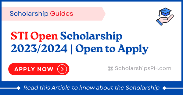 STI Open Scholarship 2023
