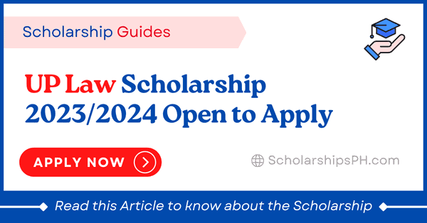 UP Law Scholarship 2023