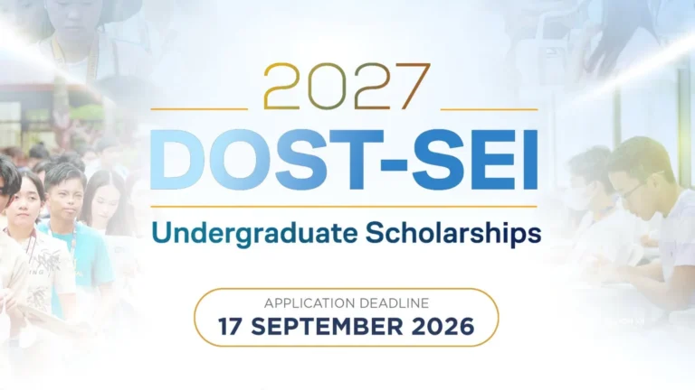 DOST Scholarship 2027