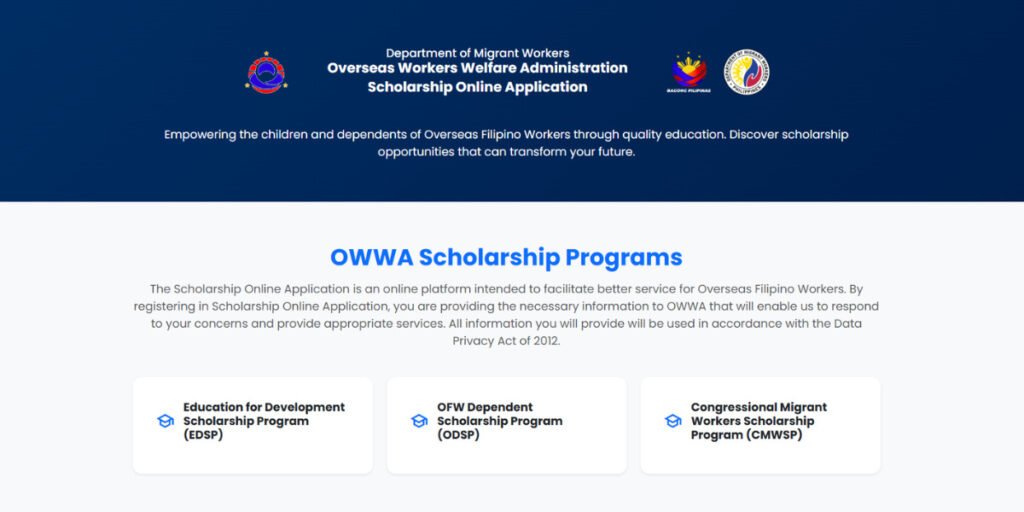 OWWA Scholarship Programs